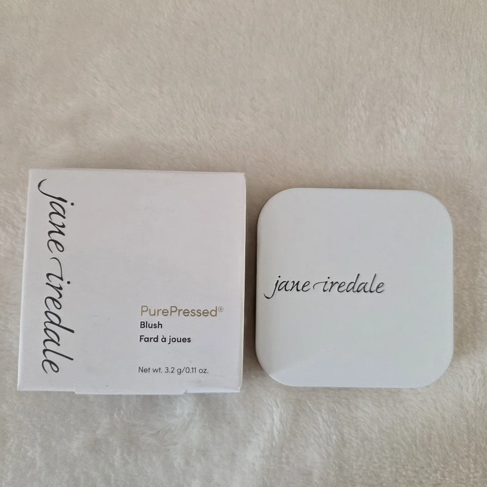 JANE IREDALE PurePressed Blush Powder Mirror Compact in SUNSET Full Size! NEW